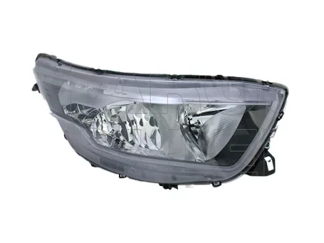 Iveco Daily 2014.07.01-2019.05.31 fényszóró H7/H1 jobb fekete házas (motorral) DEPO (12YE)