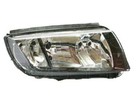 Skoda Fabia 1999.08.01-2007.04.30 Fényszóró H7/H3 jobb (fekete házas) DEPO  (0M5Y)