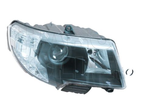 Skoda Superb 2008.11.01-2013.05.25 fényszóró H7/H3 jobb, fekete házas TUNING (motorral) DEPO (03N6)