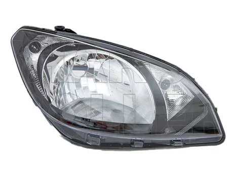 Skoda Citigo 2011.10.01- Fényszóró H4 jobb (motoros állítás, motor nélkül) DEPO (0MGW)