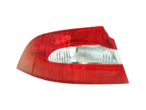 Skoda Superb 2008.11.01-2013.05.25 Hátsó lámpa üres bal (5 ajtós) DEPO (0TLS)