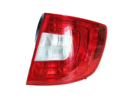 Skoda Superb 2008.11.01-2013.05.25 Hátsó lámpa üres jobb (Kombi) DEPO (004X)