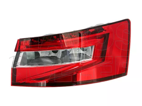 Skoda Superb (3V) 2015.06.15-2019.07.07 Hátsó lámpa jobb külső üres, LED (Sedan) (1AAM)