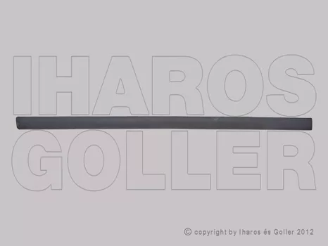 Skoda Octavia (1Z) 2004.03.01-2008.12.31 Első ajtó díszléc bal fekete (1M0W)