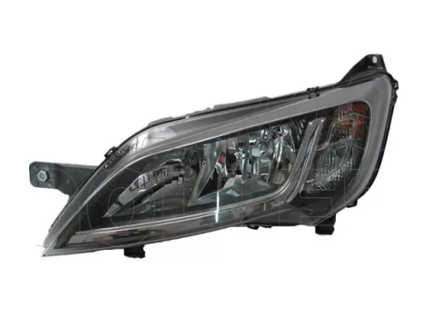 Peugeot Boxer 2014.01.01- fényszóró 2H7 +nappali fény fekete házas(motorral) MM bal (0LBW)