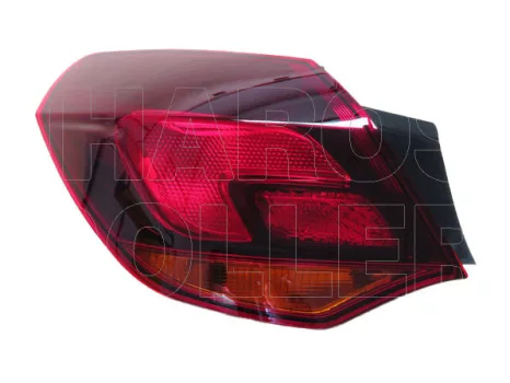 Opel Astra J/1 2009.09.01-2012.08.31 Hátsó lámpa üres bal külső, sötét (5 ajtós) MM (0455)