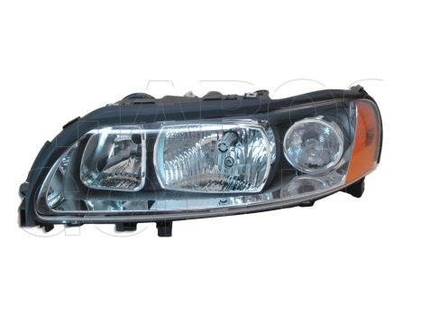 Volvo S60 2004.03.01-2009.01.01 fényszóró H7/H9 bal fekete házas (belülröl áll.is) DEPO (0XEH)