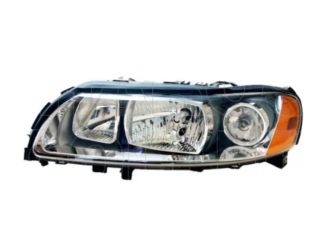 Volvo V70 2000.01.01-2007.08.31 fényszóró H7/H9 bal szürke h., 05-től (motoros állítás, motor nélkül) DEPO (0XEJ)