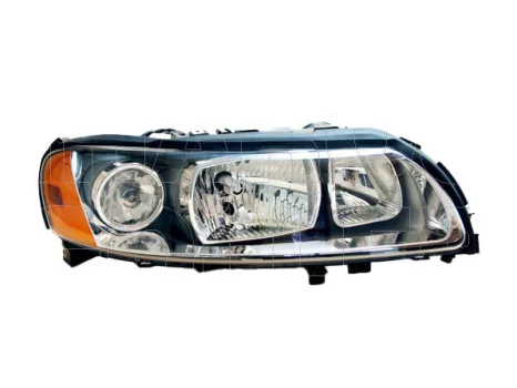 Volvo V70 2000.01.01-2007.08.31 fényszóró H7/H9 jobb szürke h., 05-től (motoros állítás, motor nélkül) DEPO (0XEL)