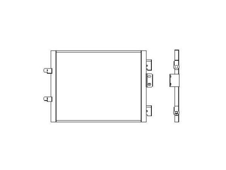 Renault Clio (Clio II) 2001.06.01-2005.09.30 Légkondihűtő, 1.5dCi ((OE 7700436062)  (07XY)