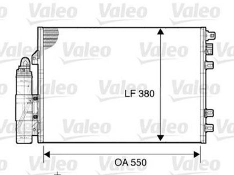 Nissan Kubistar 2003.10.01- Légkondihűtő (1.2, 1.5dCi)  (07YD)