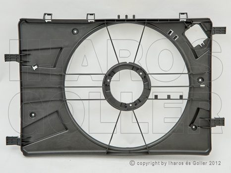 Opel Astra J/1 2009.09.01-2012.08.31 Hűtőventilátor keret (1.3CDTI,1.4,1.6,1.7CDTI,1.8) (1D13)