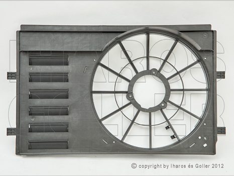 Seat Ibiza 2008.05.01-2012.03.23 Hűtőventilátor keret (klímás) (1DME)