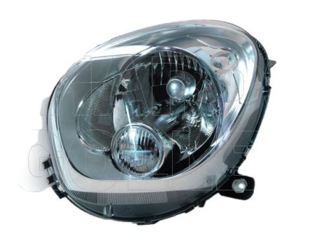 Mini (BMW) Countryman R60 2010.01.01-2015.09.30 Fényszóró H4 bal fehér villogóval (motorral) DEPO (03RA)