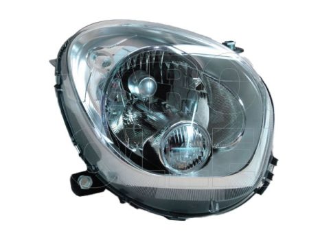 Mini (BMW) Countryman R60 2010.01.01-2015.09.30 Fényszóró H4 jobb fehér villogóval (motorral) DEPO (03RC)