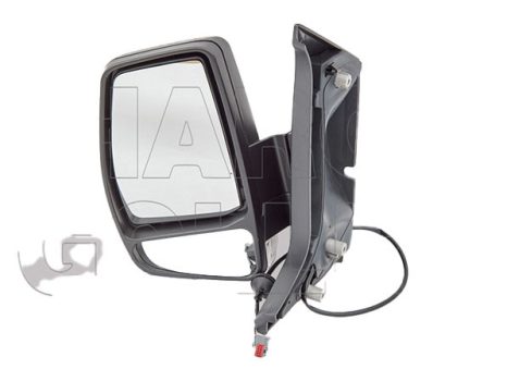 Ford Transit Custom 2012.09.01-2017.12.31 Visszapillantó tükör bal, kézi állítás, domború, villogós (17J4)