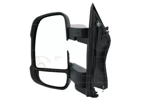 Citroen Jumper 2006.07.01-2013.12.31 Visszapillantó tükör kézi, domború, sárga villogó, közep. kar bal (0140)