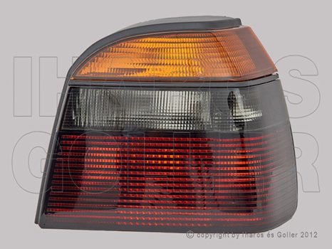 VW Golf III 1991.09.01-1997.09.30 Hátsó lámpa üres jobb füst/piros DEPO  (1LCP)