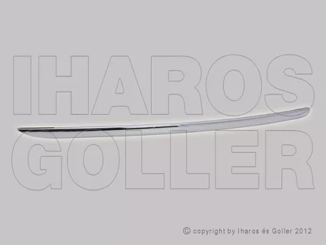 Audi A6 2008.10.01-2011.03.31 Króm keret első lökhárítóácsra, bal (1AX5)