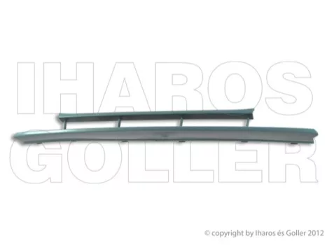 Audi A1 (8X) 2010.01.01-2014.12.01 Első lökhárító alatti spoiler, alapozott (04LA)