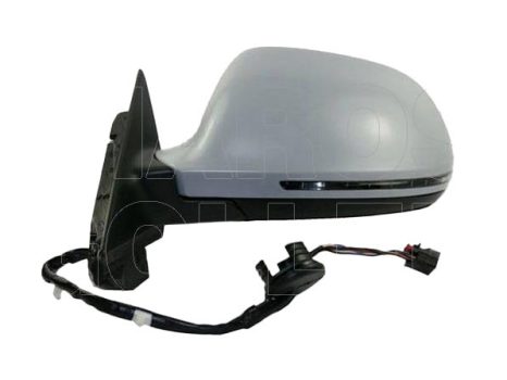 Audi A3 8P(3 ajtós) 2008.05.01-2012.08.31 Visszapillantó tükör bal,aszférikus,elektromos á.,fűthető,fényezendő,villogós,behajtható. (-10) (0X5A)