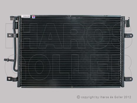 Audi A4 2001.01.01-2004.10.31 Légkondihűtő (minden motorhoz) (560x389x16) (12FC)
