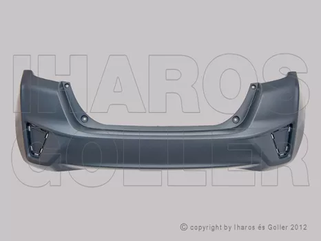 Honda Jazz 2015.01.01-2017.12.31 Hátsó lökhárító borítás (168U)