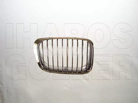 BMW 3 (E46) 1998.04.01-2001.08.31 Hűtődíszrács jobb króm, króm-fekete (4a.) (06PU)