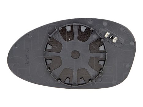 BMW 1 (E87, E81) 2004.01.01-2007.03.31 Tükörlap cserélh., jobb domború, fűthető króm (-09.09) (11DN)