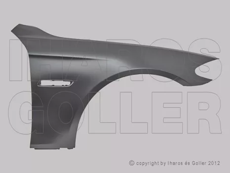 BMW 5 (F10/11) 2010.04.01-2013.07.19 Első sárvédő jobb (alu) (00U0)