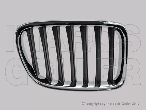 BMW X1 (E84) 2009.10.24-2012.06.30 Hűtődíszrács jobb króm-fekete (103J)