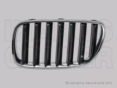 BMW X3 (E83) 2007.01.01-2010.11.30 Hűtődíszrács bal króm-fekete (103T)