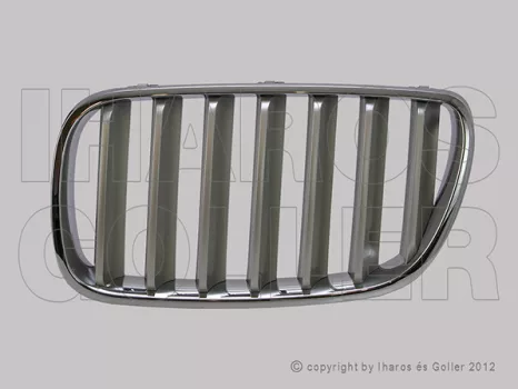 BMW X3 (E83) 2007.01.01-2010.11.30 Hűtődíszrács bal titánium-fekete (103V)