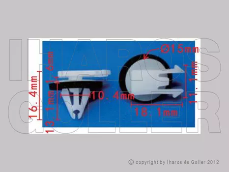 Opel Ampera 2012.01.01-2016.11.01 Patent csomagtér krómléchez (Ampera) (7969)