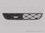   Citroen C1 2014.03.01- Rács a lökhárítóba alsó, fekete (19JE)