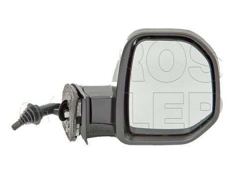 Citroen Berlingo B9 2008.04.01-2012.03.31 Visszapillantó tükör jobb, bowdenes állítható, domború, alapozott (10P5)
