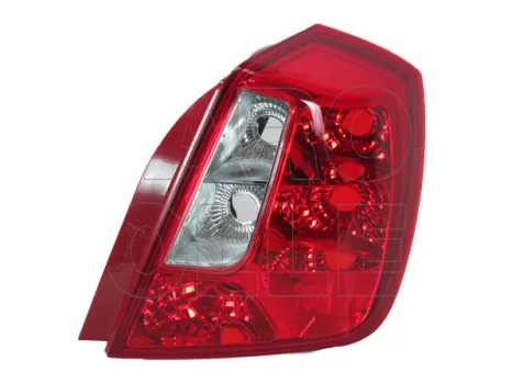 Chevrolet Lacetti J200 2004.01.01-2010.01.01 Hátsó lámpa, üres, jobb, átlátszó/piros (4 ajtós)R (0W91)