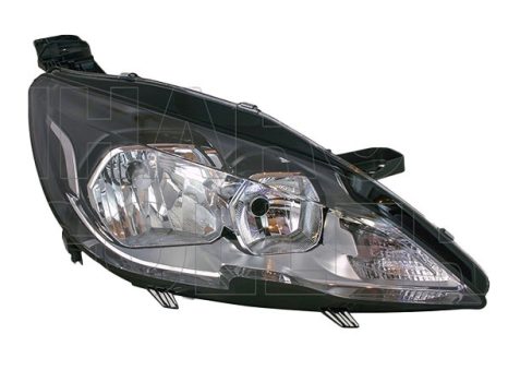 Peugeot 308 T9 2013.10.01-2017.08.01 Fényszóró H7/HB3 jobb (motorral) DEPO (18VL)