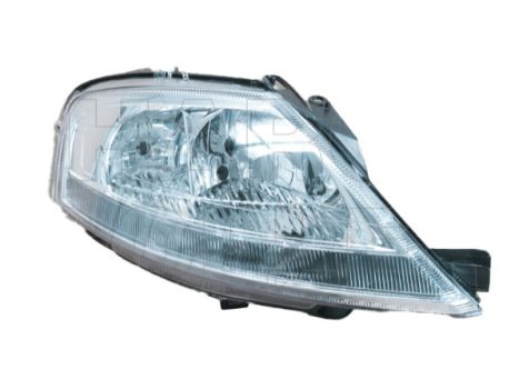 Citroen C3 2002.04.01-2009.12.31 Fényszóró H1/H7 jobb (motoros állítás, motor nélkül) DEPO (07LU)