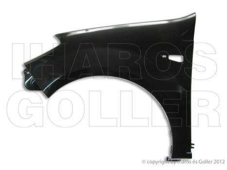 Dacia Sandero 2008.06.01-2012.09.01 Első sárvédő bal, oldalvillogós (0474)