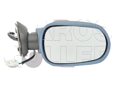 Dacia Logan 2004.11.01-2008.06.30 Visszapillantó tükör jobb, elektromos  állítás, fűthető, fényezendő (11I5)