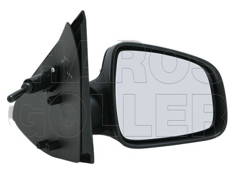 Dacia Logan 2012.10.01-2017.08.01 Visszapillantó tükör jobb, bowdenesállítható, domború, fényezendő (0X9Z)