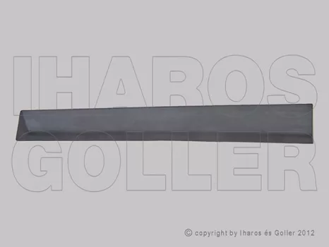 Dacia Dokker 2012.11.01 Első ajtó díszléc jobb, fekete (1SP6)