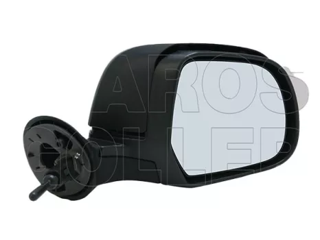 Dacia Duster 2010.02.01-2013.05.31 Visszapillantó tükör jobb, bowdenes állítható fekete (0WGU)