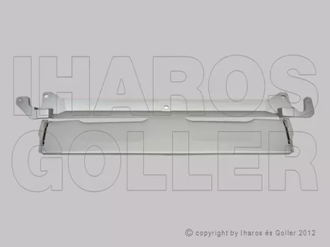 Dacia Duster 2018.01.01-2021.08.30 Első lökhárító alsó spoiler, szürkére fényezve (1KTT)