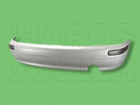 Nissan Micra (K11) 1992.08.01-2000.07.31 Hátsó lökhárító borítás alapozott (98.2-től) (0DFG)