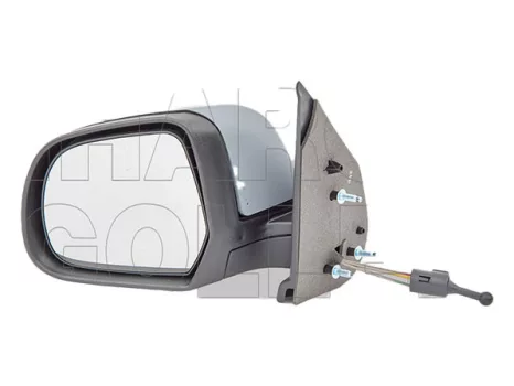 Nissan Micra (K13) 2010.09 01-2013.05.31 Visszapillantó tükör bal, bowdenes állítható, domború, fényezendő (13LR)