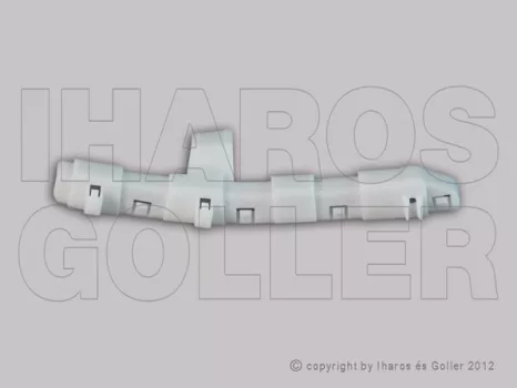 Nissan Qashqai J10 2010.05.01-2013.11.30 Első lökhárító tartó jobb (műanyag) (17X9)