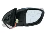   Nissan Qashqai J11 2013.12.01-2017.02.01 Visszapillantó tükör jobb elektromos  állítás, domború fűthető alapozott villogós elektromos behajtható. (19AG)