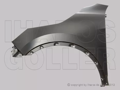 Nissan Qashqai J11 2013.12.01-2017.02.01 Első sárvédő bal, nem oldalvillogós (13IH)